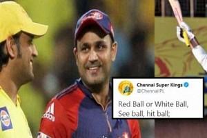 CSK wishes Virender Sehwag on his birthday; he sends special reply in Tamil!