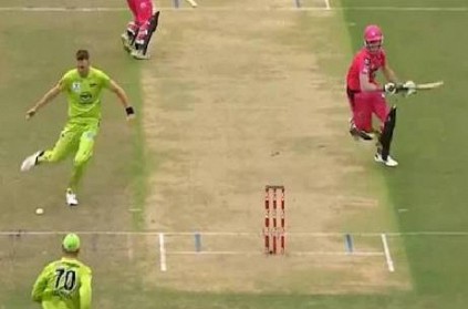 Chris Morris Exhibits Footwork To Run Out Batsman In BBL Game 