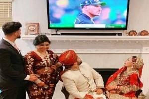 Couple Watches Cricket Match On Wedding Day, ICC Responds- Wins Internet!