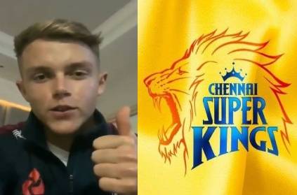 CSK Sam curran about dhoni, Fleming and Fans in video