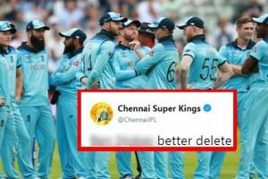 Check out why CSK wants this England cricketer to delete his social media account!