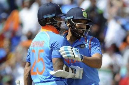 Dhawan funny reply about Rohit Sharma