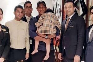 DHONI does this after returning from 'Army Camp'