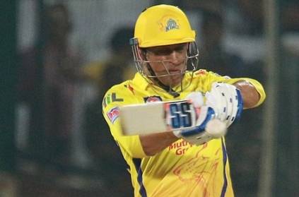Dhoni rescues CSK at the half way stage to take CSK to a good score