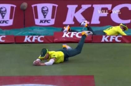 Faf du Plessis David Miller Combine To Pull Off Outrageous Catch
