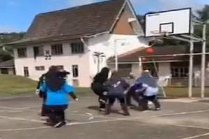Watch: Women Play Football, Scores Goal Into BasketBall Post; FIFA Reacts!