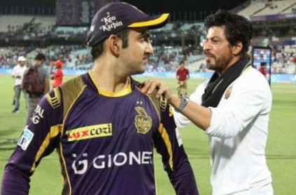 gautam gambhir reveals chat with srk after joining KKR In 2011 