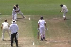 Video: Cricket Player Gets Dismissed In A Crazy, Bizarre Way; Becomes Unforgettable Day For Team!