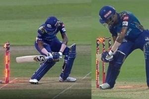 WATCH Video: Hardik Pandya Gets Bizarre Hit Wicket During KKRvMI Match; Fans Brutally Troll Him on Social Media! 