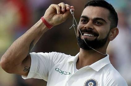 India first test win vs Wi, Kohli records as test caption