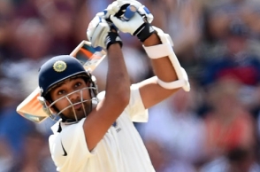 India Vs Srilanka 2nd test Day 3: Rohit hits ton as India declares after taking massive lead