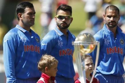 India\'s Worldcup Squad announced