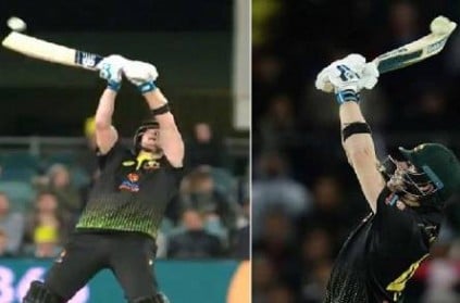 Internet confused over Steve Smith\'s super extra shot Watch video
