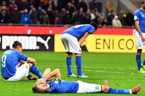 Italy fail to qualify for 2018 FIFA World Cup