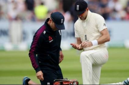 James Anderson apologised to teammates after injury on Day 1 o