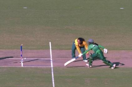 Javeria Khan Wants bat bowler\'s Hand Stump Run Out Banned Video 
