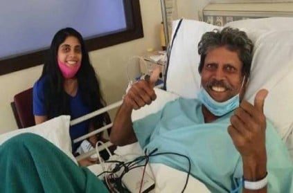 kapil dev photo from hospital cricket legend after heart attack
