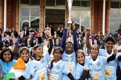 Watch Video: Kids from India lift trophy at World Cup 2019