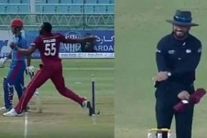 Video: West Indies All-Rounder Converts No-Ball Into Dead-Ball, Tricks Umpire 