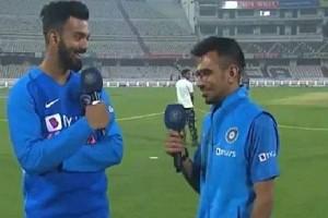 WATCH! KL Rahul Savagely Trolls Yuzvendra Chahal After 1st T20I Against West Indies