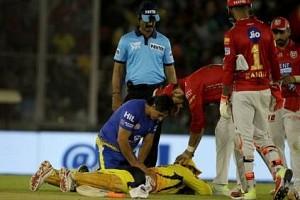 Big News !!! MS Dhoni Injured for CSK !!!
