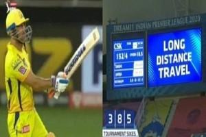 MS Dhoni Hits A 102 Meter Six Off T Natarajan; Becomes 4th Biggest Six of IPL 2020; Twitter Reacts