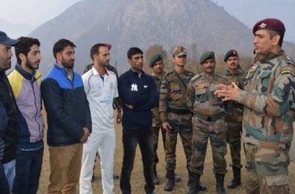 MSDhoni’s brilliant volleyball serve video with the army