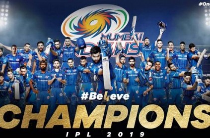 Mumbai Indians win the Finals of IPL2019