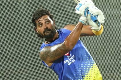 Murali vijay practice session IPL2020 out of park by CSK