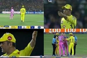 Dhoni Out of Conduct for the FIRST TIME EVER!!! Furious Dhoni !!!