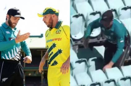 No crowd, players looking for balls in stands during aUSvsNZ ODI 