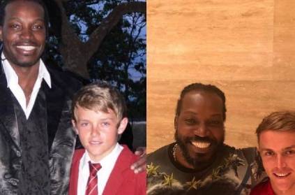 Chris Gayle shares throwback picture with Sam Curran: See Here!