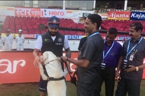 Photos of Kohli’s pre-match routine goes viral on Twitter