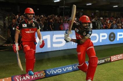 Rain affected game between RCB and RR ends with no result