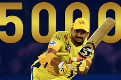 Raina becomes first batsman to score 5000 runs in IPL