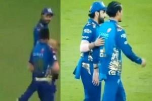 Video: Rohit Sharma’s Gesture Towards Rahul Chahar After His Poor Performance is Winning Hearts | Watch  