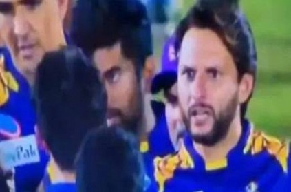 shahidafridi rebukes afghan pacer after spat reveals conversation