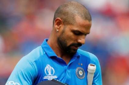 Shikhar Dhawan posts message after being ruled out of cwc
