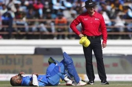 Shikhar Dhawan ruled out of remaining 2nd ODI against Australia 