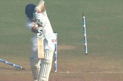 Siddarth Kaul bowls jaffa to Samit Gohel batsman survives video 