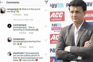 Sourav Ganguly Gets Trolled By Daughter On Latest Instagram Post; Fans Can't Stop Laughing!