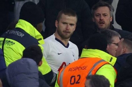 Tottenham Eric Dier Jumps Into Stands Confronts Fan After FA Cup