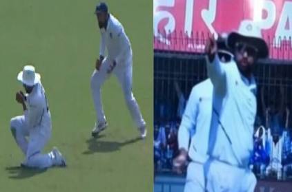 Video: Rohit Sharma drops sitter, takes catch; gestures to coach