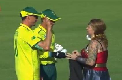 VIDEO When Wonder Woman Took to Field and Surprised Cricketers