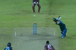 VIDEO: Sri Lankan Batsman Goes Off The Pitch To Score Against Dwayne Bravo; Surprises Crowd!
