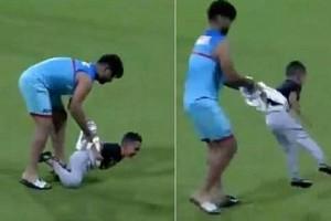 Video Viral: Shikhar Dhawan's son has the best 'babysitter'. None other than this cricketer.