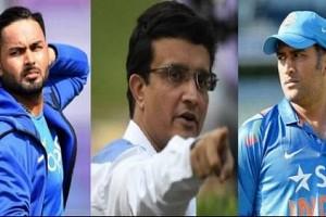 Whom did Ganguly pick? - Dhoni or Pant?