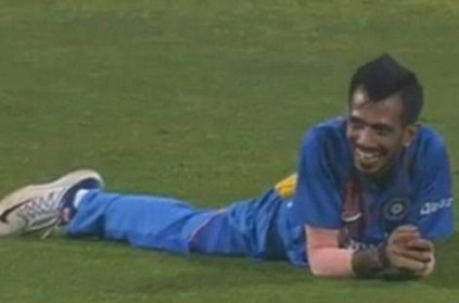 Yuzvendra Chahal reacts hilariously after brilliant run-out Video