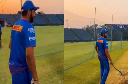 MI share Rohit Sharma\'s video who promised yorker but bowls short ball