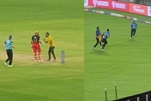 Pitch invader touches Virat Kohli in IPL Qualifier 2!
